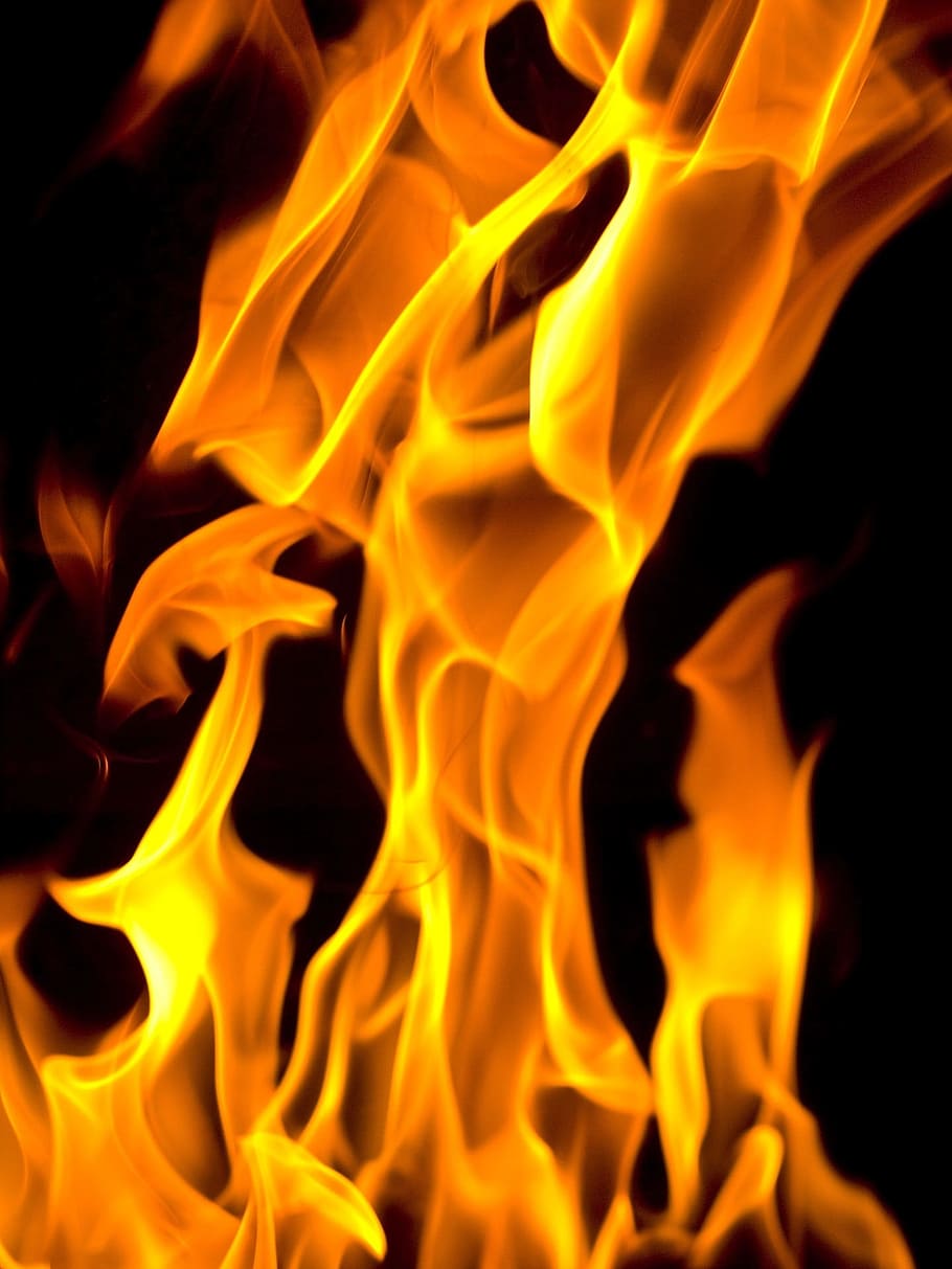 Flames, Flickering, Fire, Burning, Study, energy, bright, colorful HD wallpaper