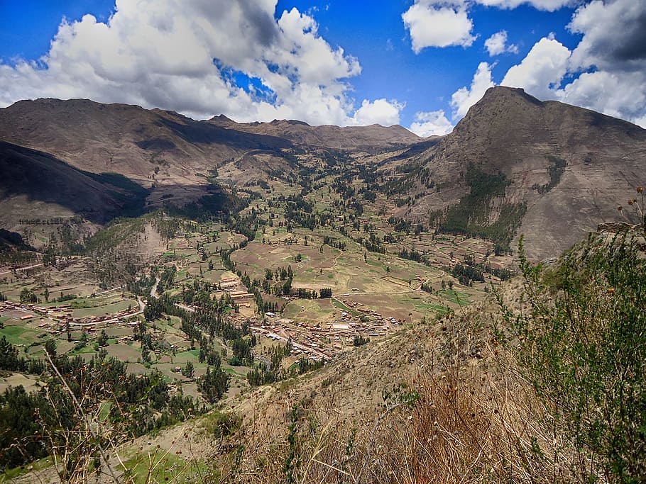 peru, path, sol, valley, mountain, landscape, tourism, trip HD wallpaper