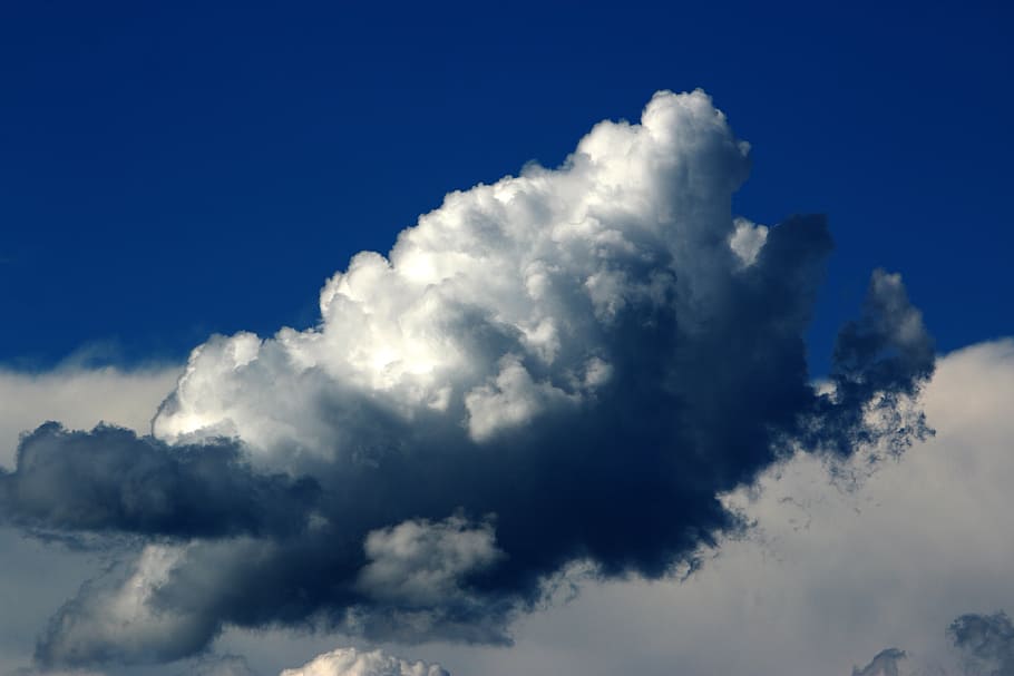 clouds, sky, blue, cloudy, blue sky, clouds sky, blue sky clouds HD wallpaper