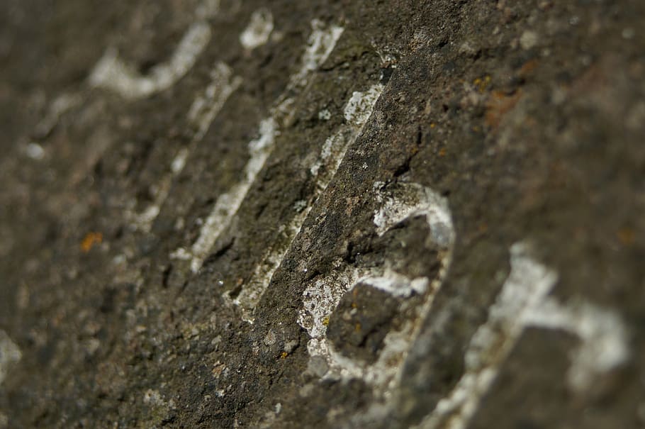 scratched, sign, stone, pillar, name, letters, font, backgrounds HD wallpaper