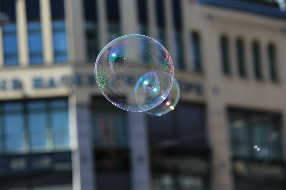 soap bubble, air, fun, ease, fly, soap Sud, outdoors, mid-air HD wallpaper