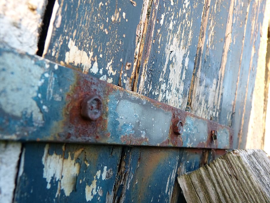 rusts, door, garden, metal, rusty, old, close-up, weathered HD wallpaper