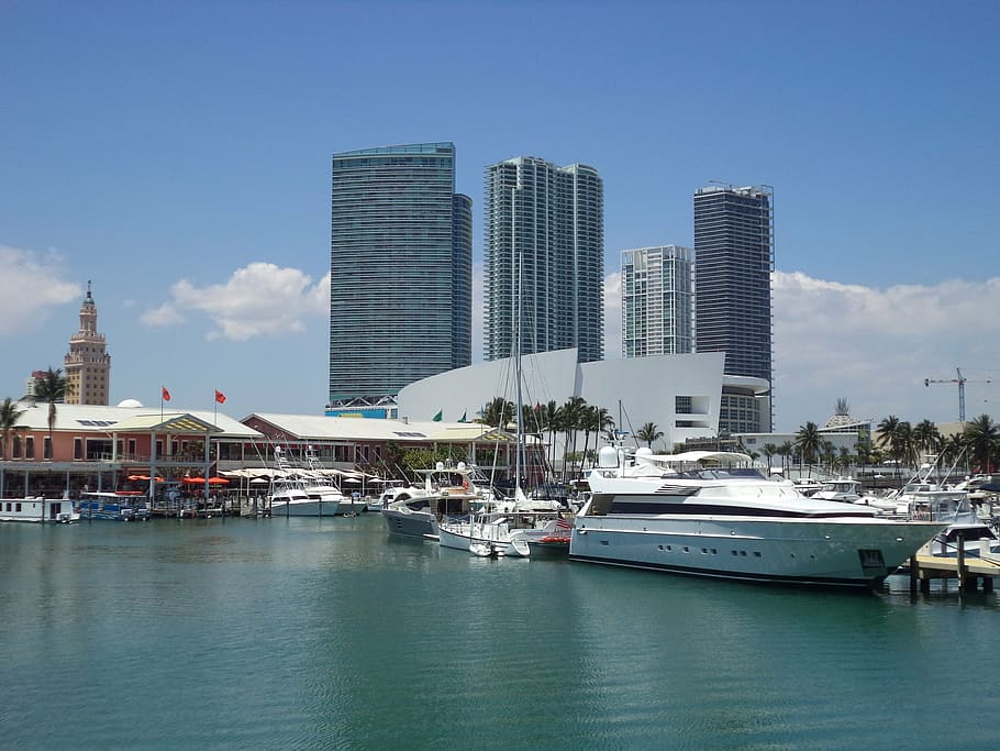 miami, florida, usa, building exterior, built structure, architecture HD wallpaper