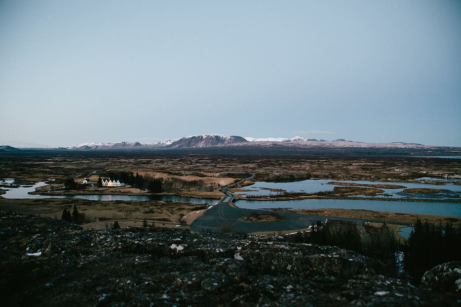 mountains, river, atlantic ridge, sky, water, nature, scenics - nature HD wallpaper