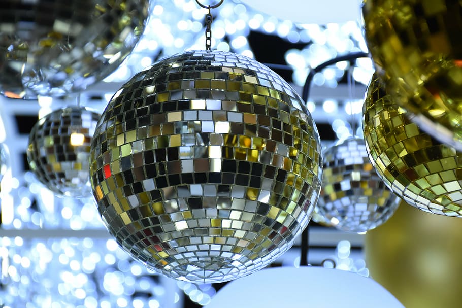 crystal, christmas, ball, disco ball, celebration, shiny, decoration HD wallpaper