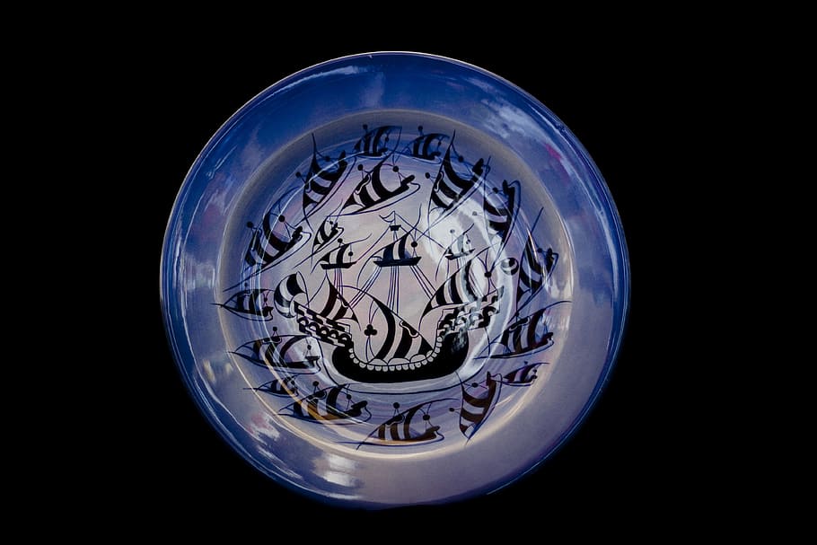 Tile, Handicrafts, Plate, increased, ceramic, turkey, atalay melahat glow HD wallpaper