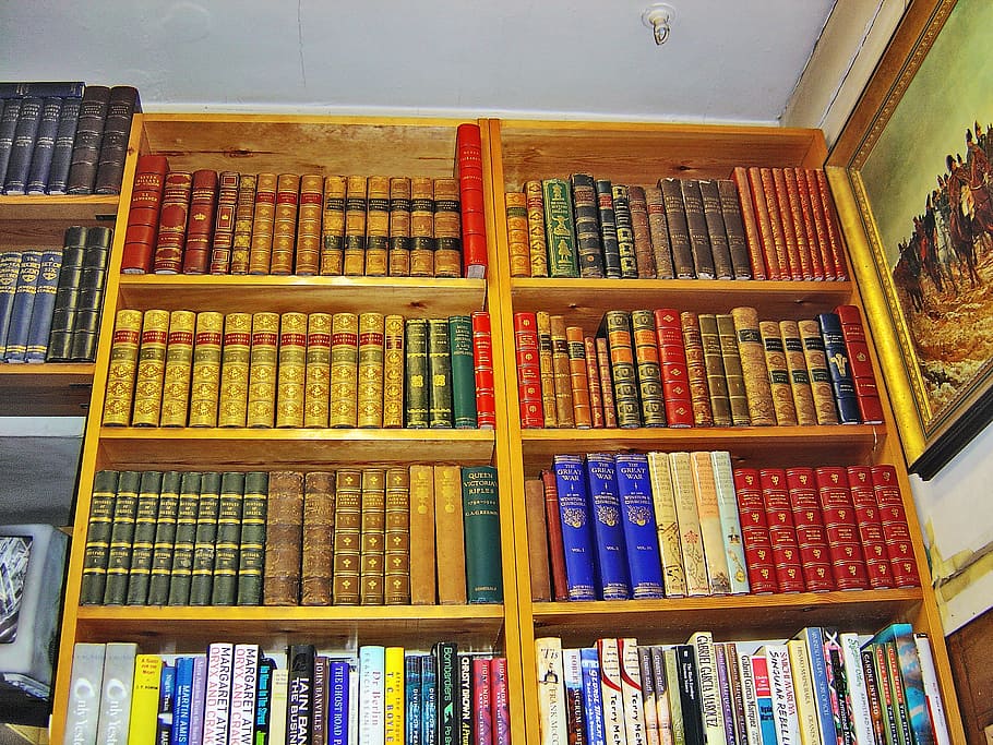 Books Bookshelves Library Book, Pixel Bookcase Desktop