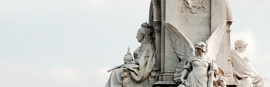 statue, travel, tourism, buckingham, palace, queen, victoria, HD wallpaper