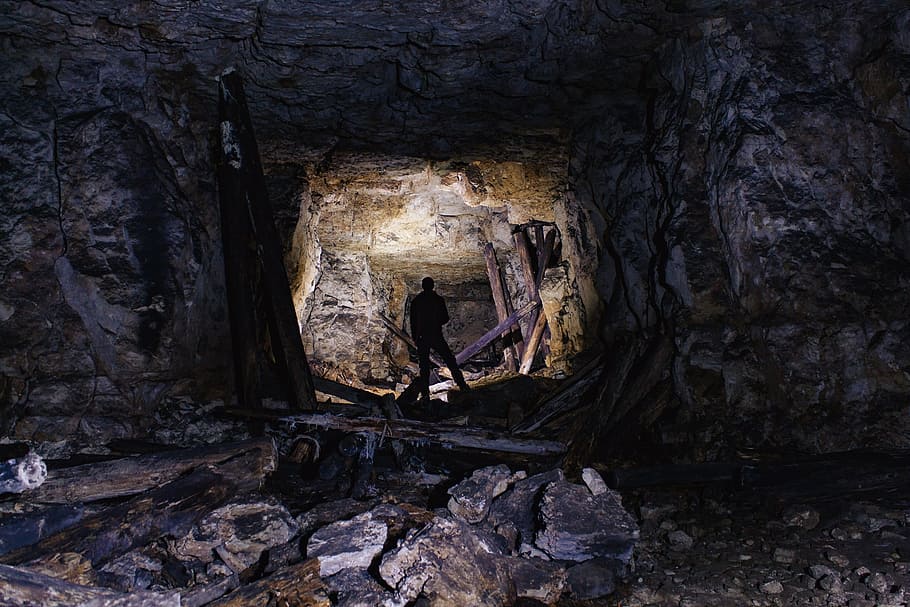 Gallery, Cave, Light, Cold, Stones, cavern, grotto, fire - Natural Phenomenon HD wallpaper