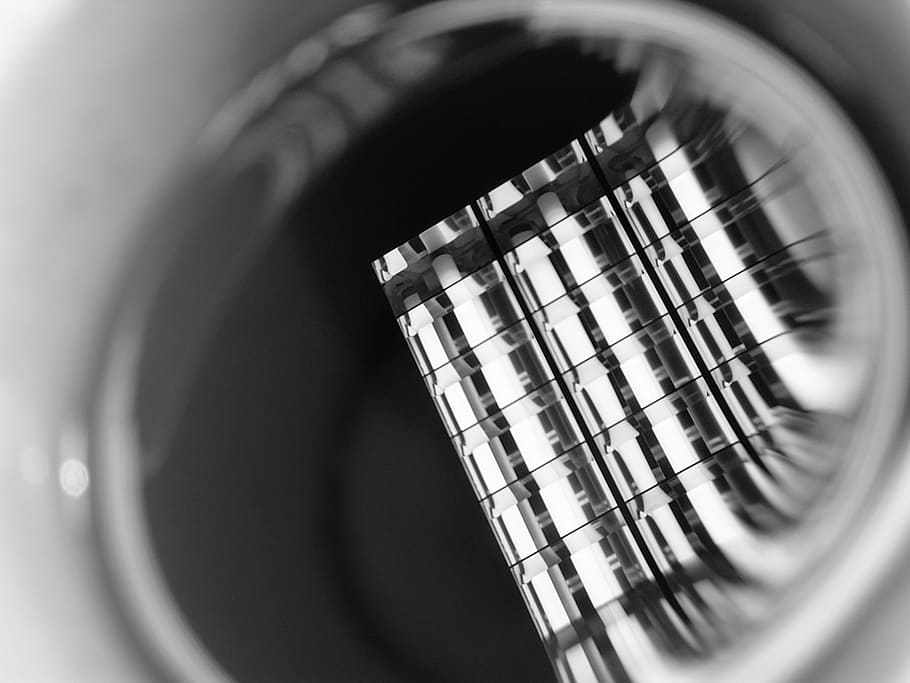 coffee, cup, reflection, lamp, light, black and white, coffee cup HD wallpaper