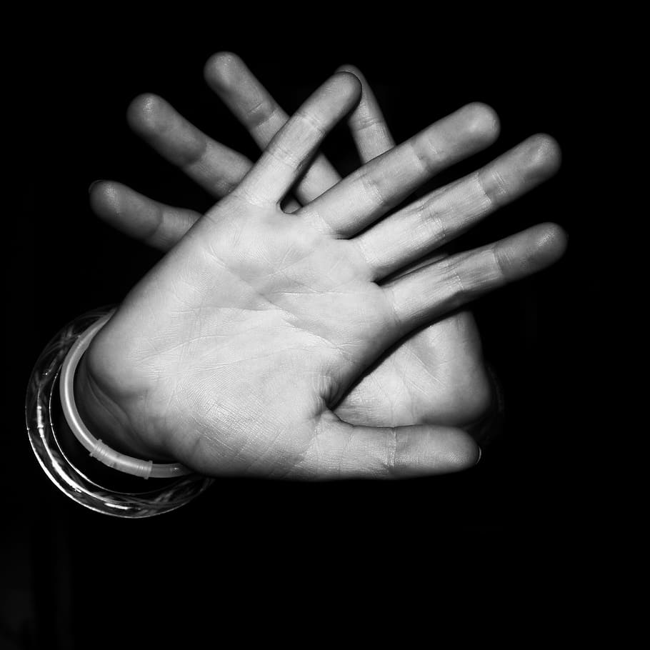 Online crop | HD wallpaper: greyscale photography of humans hands ...