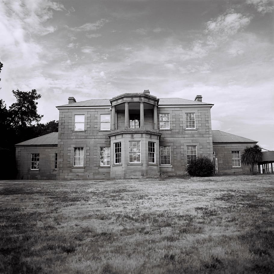 mansion, tasmania, australia, abandoned, house, home, architecture