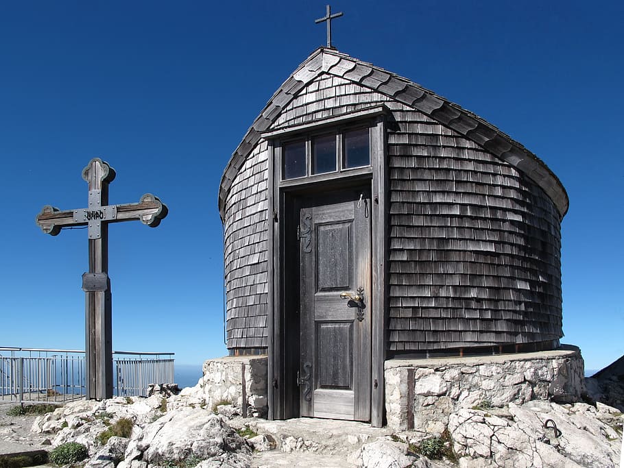 wendelstein, summit cross, religion, chapel, mountain chapel