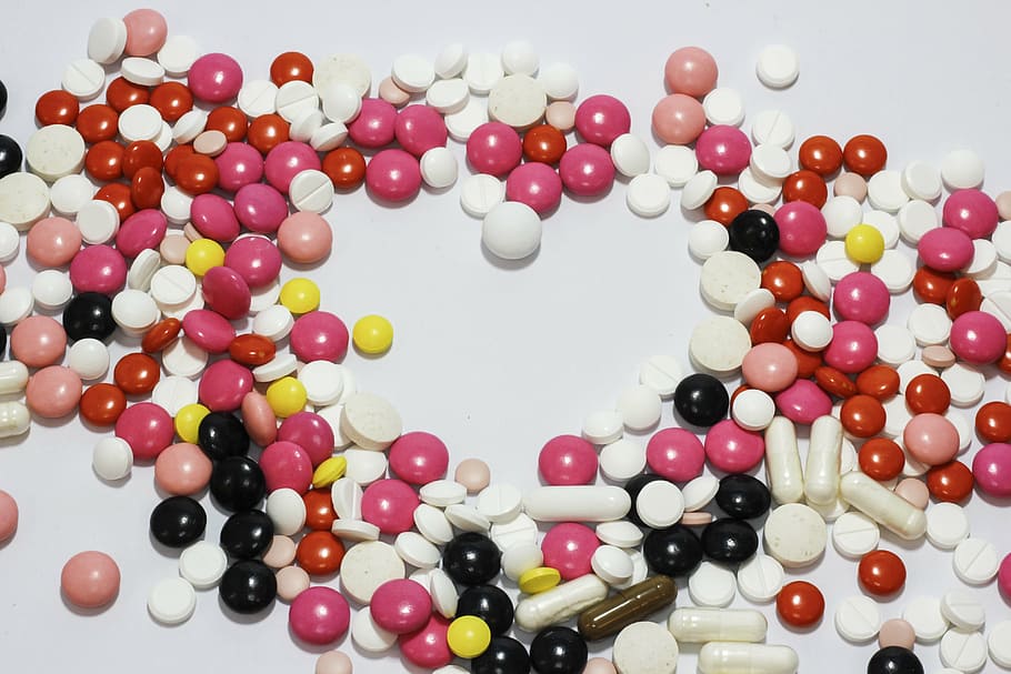 assorted medication capsules, medications, cure, tablets, pharmacy HD wallpaper