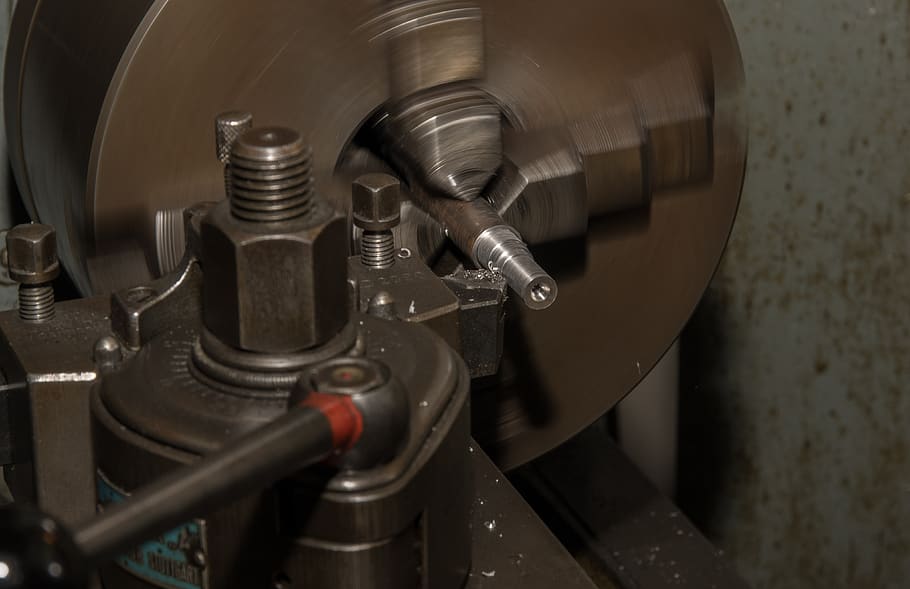 lathe, industry, turning tool, metal, technology, metal construction, HD wallpaper