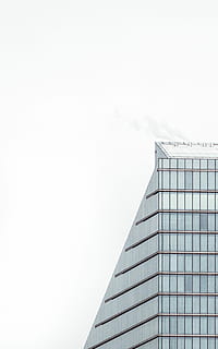 curtain wall building, clear glass architecture digital wallpaper HD wallpaper