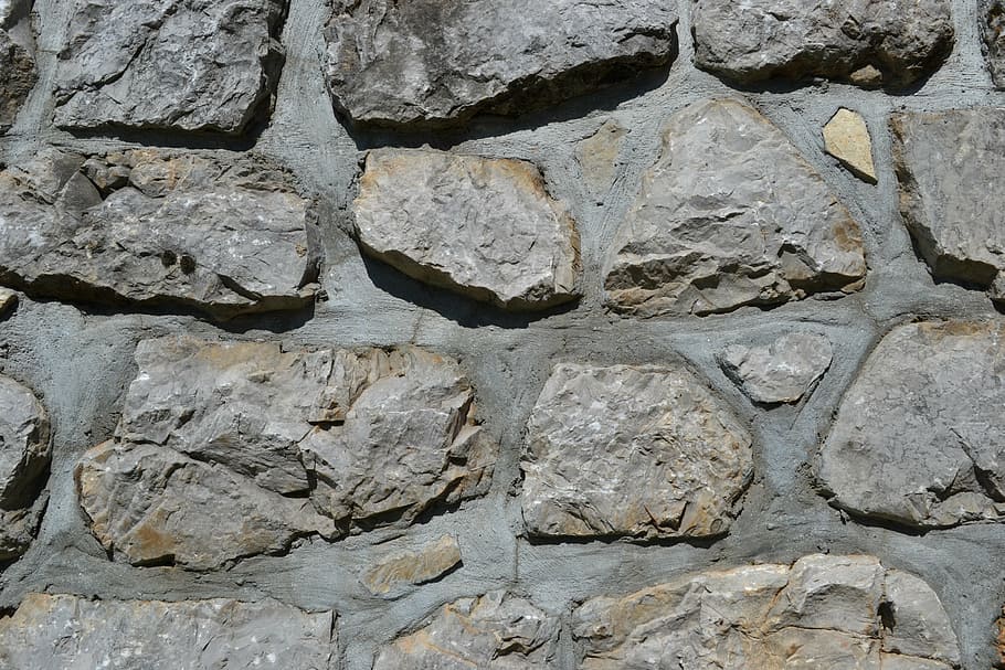 stone, wall, architecture, facade, cement, surface, construction, HD wallpaper
