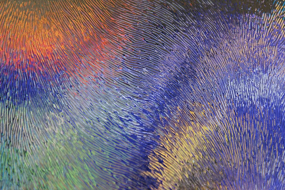 multicolored abstract painting, frosted glass, background, psychedelic