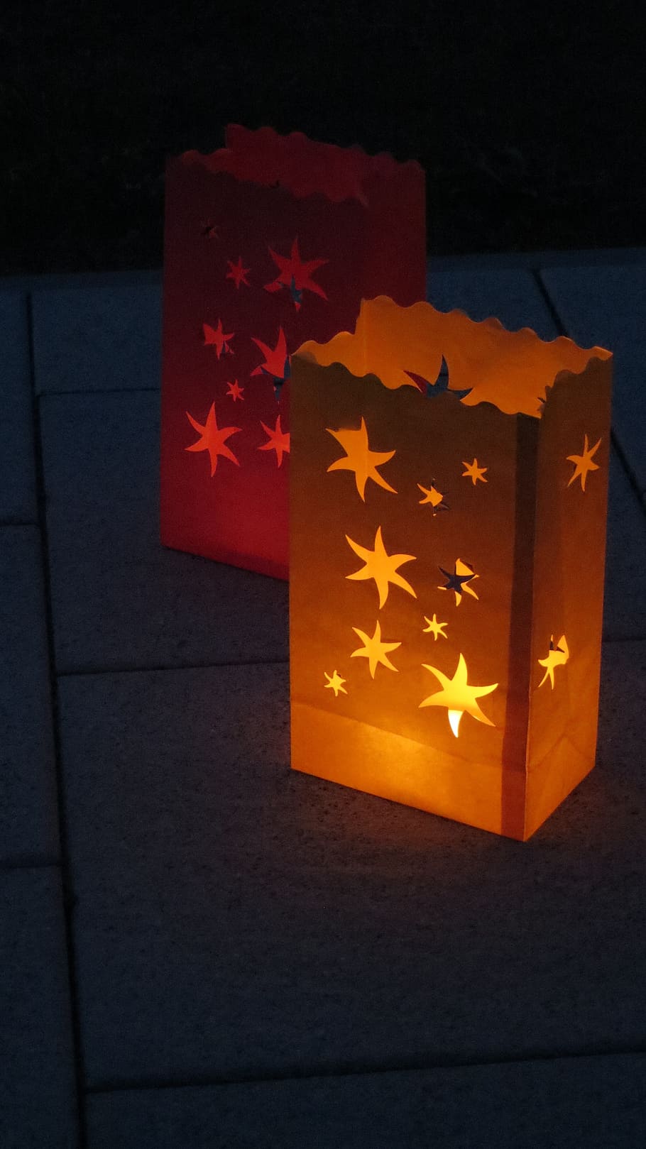 lampion, light, hell, lighting, star, lantern, brightness, night HD wallpaper