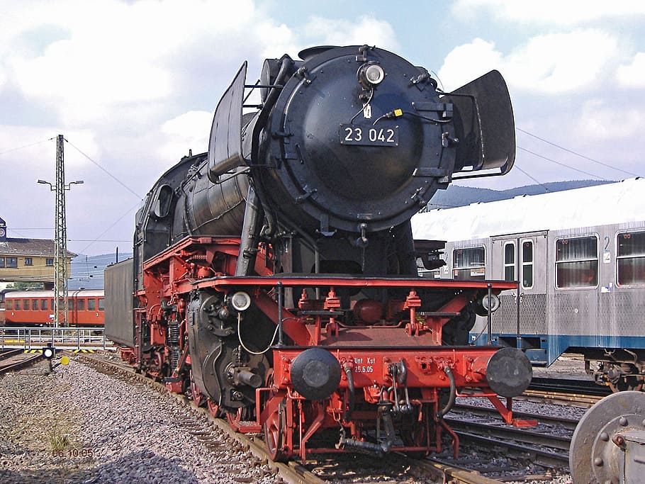 Steam Locomotive, Personenzuglok, neubaulok, db, br23, br 23, HD wallpaper