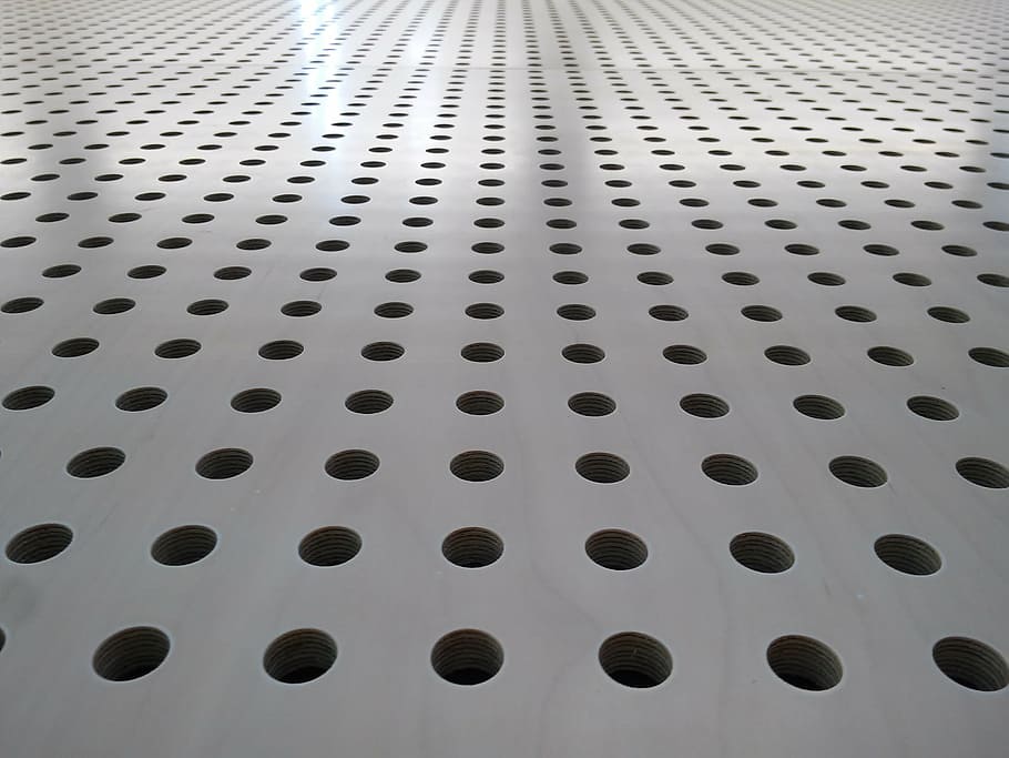 holes, pattern, perspective, smooth, backgrounds, full frame HD wallpaper