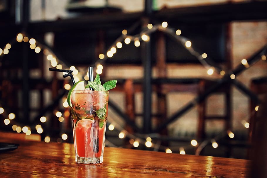 clear drinking glass, string, lights, christmas, holiday, seasons HD wallpaper