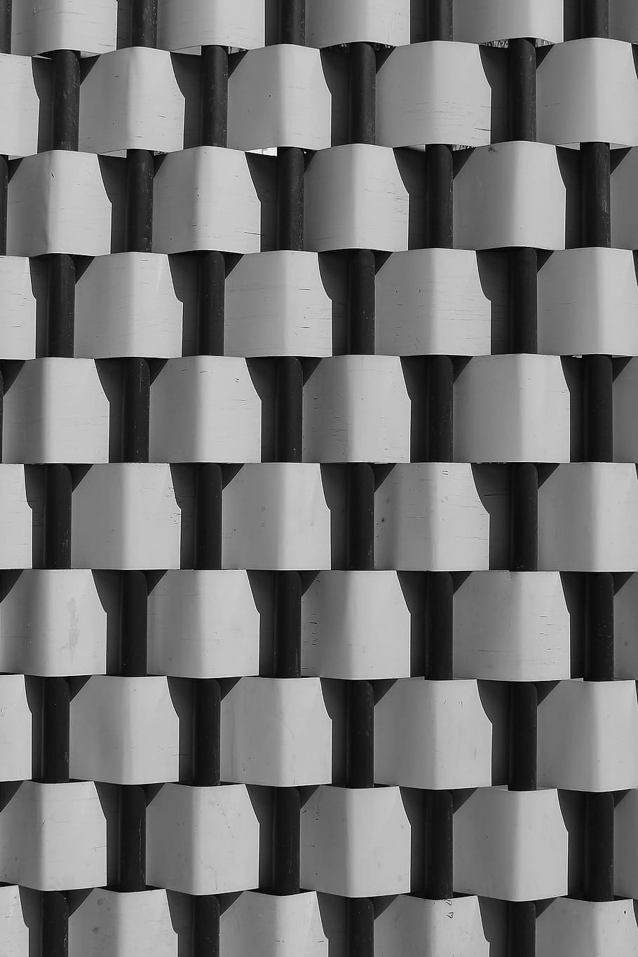 grid, architecture, geometric, full frame, backgrounds, in a row HD wallpaper