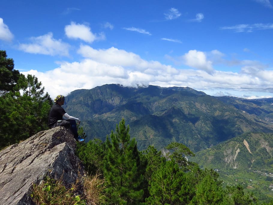 mountains, philippines, benguet, luzon, signapose, signature pose HD wallpaper