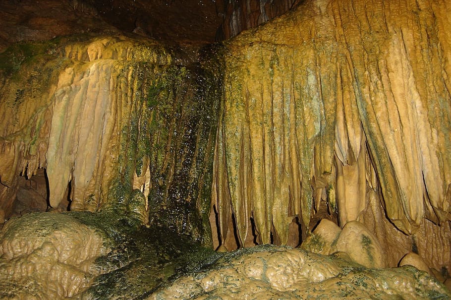 cave, under the ground, limestone, rock, rock - object, solid HD wallpaper