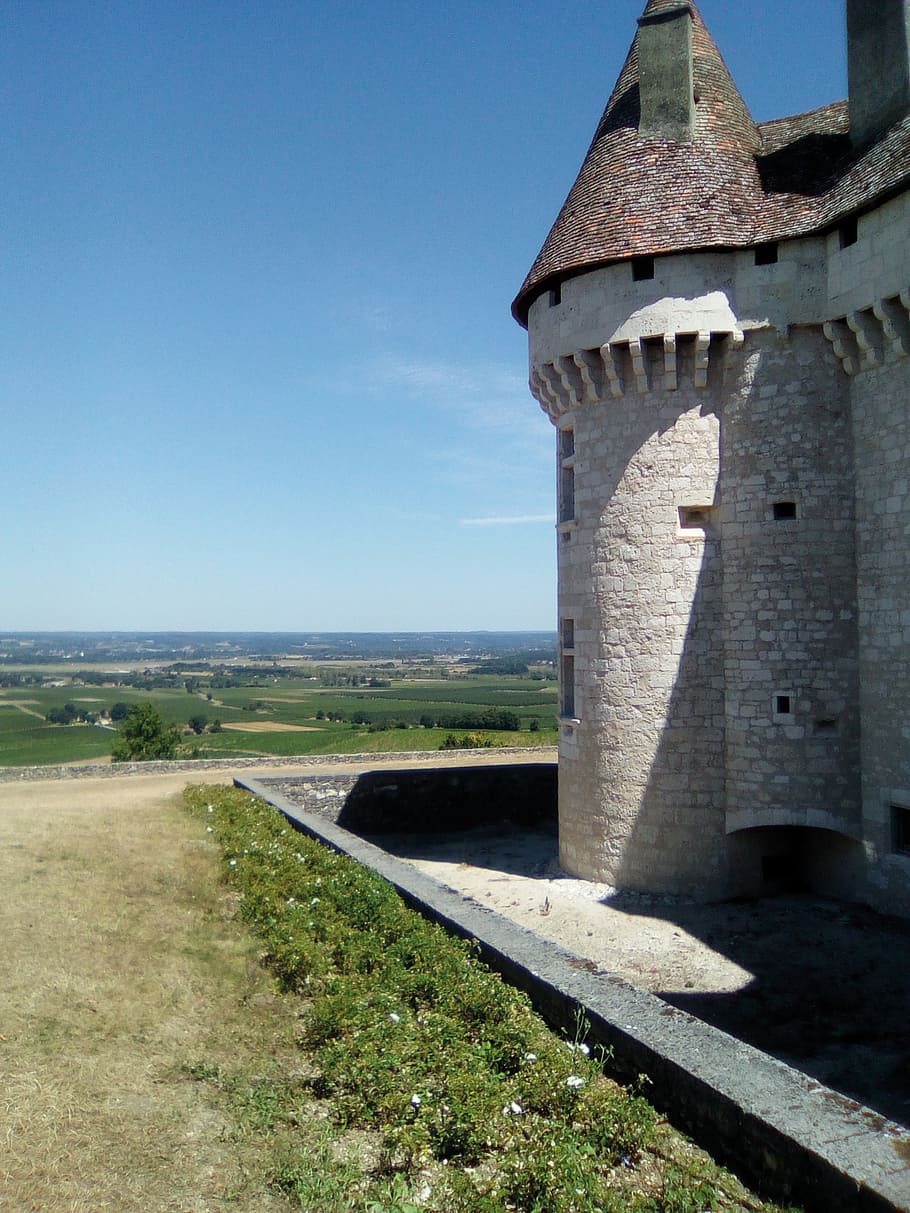 castle, wine, monbazillac, sky, architecture, nature, built structure HD wallpaper