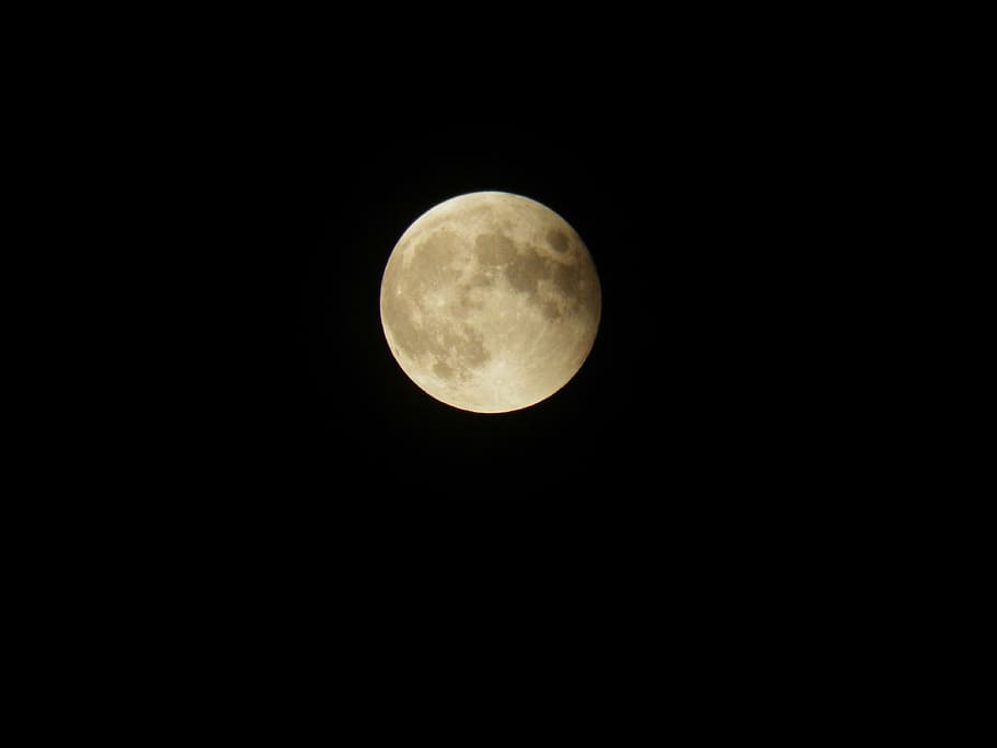 moon, natural satellite, solar system, night, space, astronomy HD wallpaper
