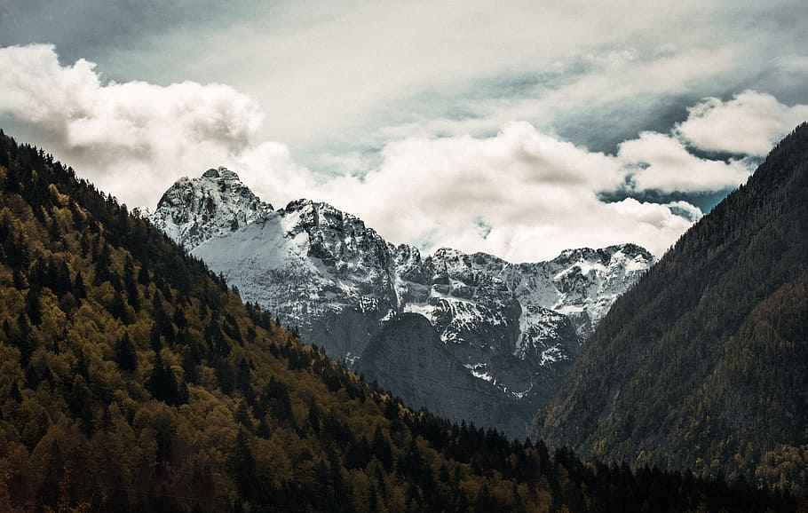 mountain, clouds, summer, cloud - sky, scenics - nature, beauty in nature HD wallpaper