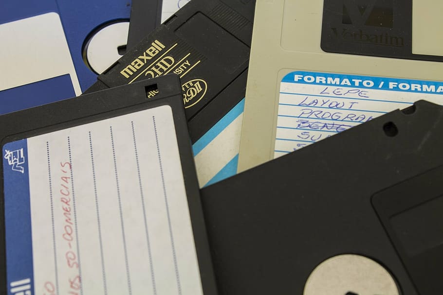 floppy disk, data, diskette, memory, media, plastic, storage, HD wallpaper