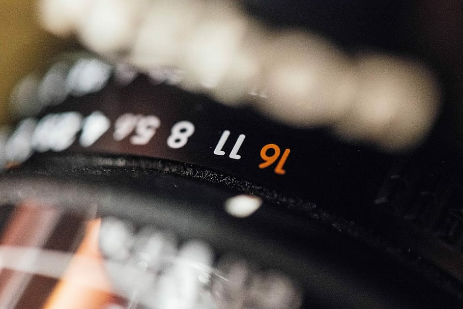black DSLR camera lens, untitled, numbers, dial, photography HD wallpaper