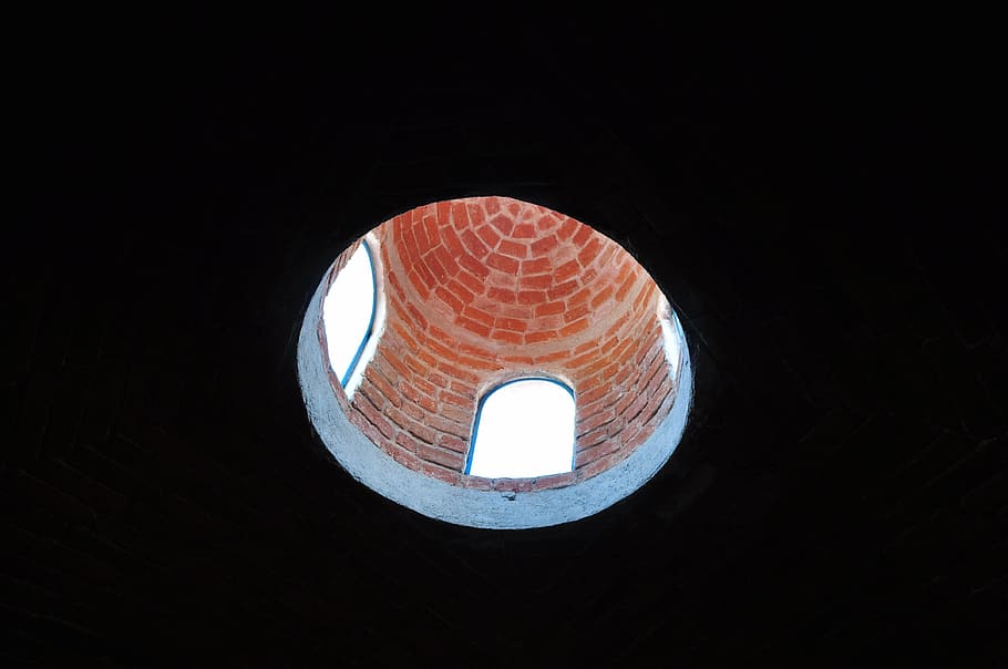 light, darkness, dome, lighting, architecture, geometric shape HD wallpaper