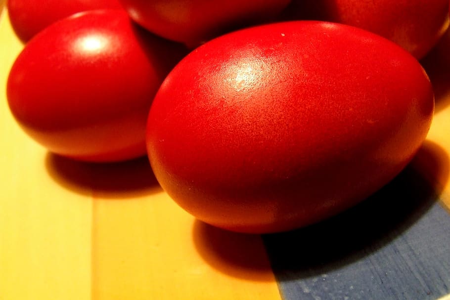 greek, easter eggs, red, orthodox, holiday, celebration, colorful HD wallpaper