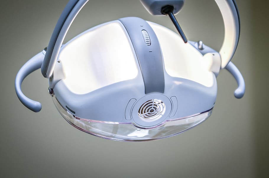 white and gray light, dentist, equipment, replacement lamp HD wallpaper