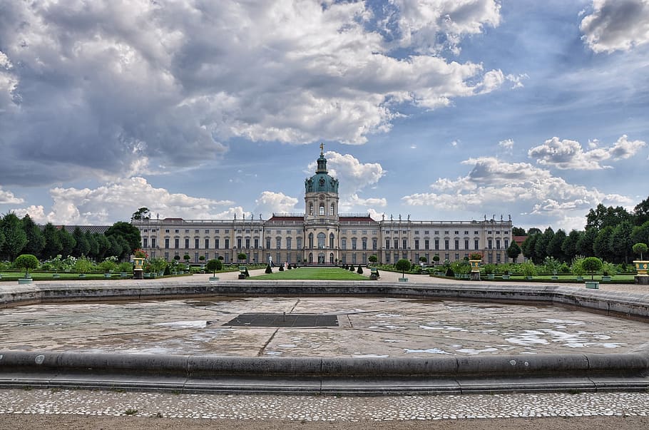 berlin, castle, building, architecture, schlossgarten, germany HD wallpaper