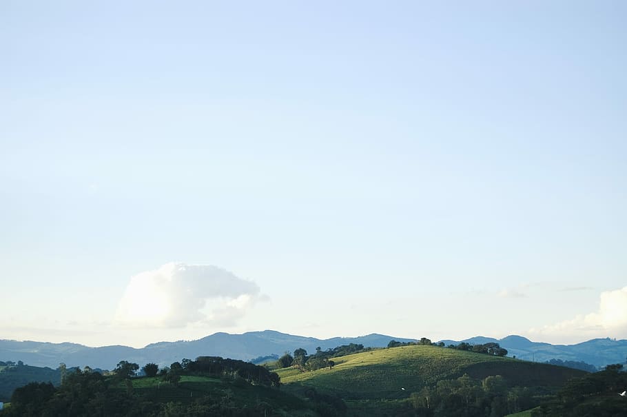 green grass mountain during daytime, nature, scenics, outdoors HD wallpaper