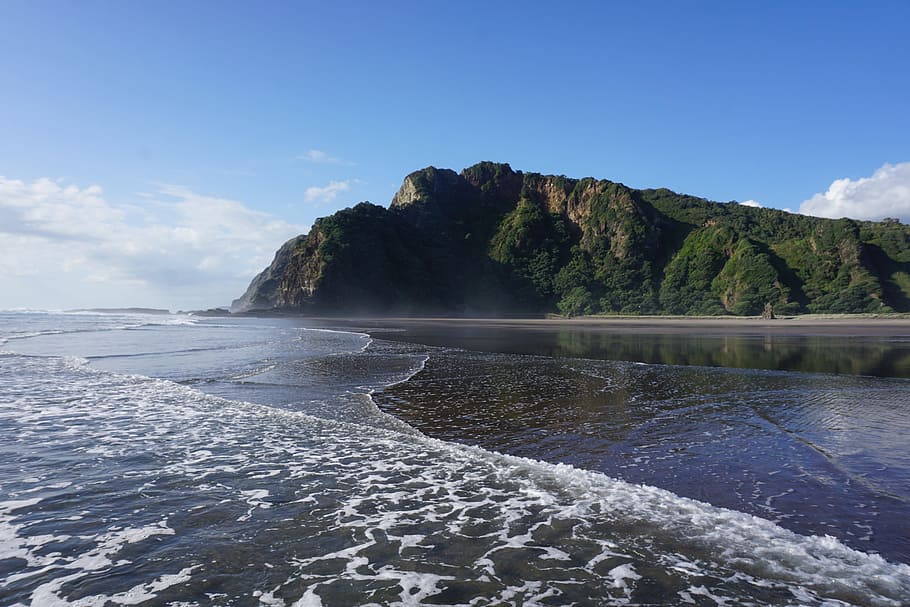 Shore, Water, Beach, Ocean, Landscape, coastline, scenic, rock HD wallpaper