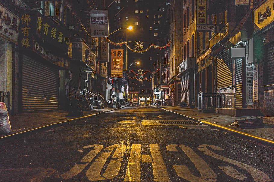 ground photography of city building during night, architecture HD wallpaper