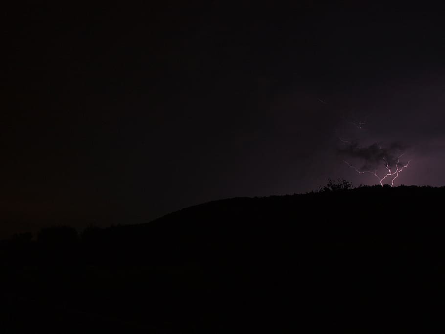 flash, dark, clouds, storm, flash of lightning, thunderstorm HD wallpaper
