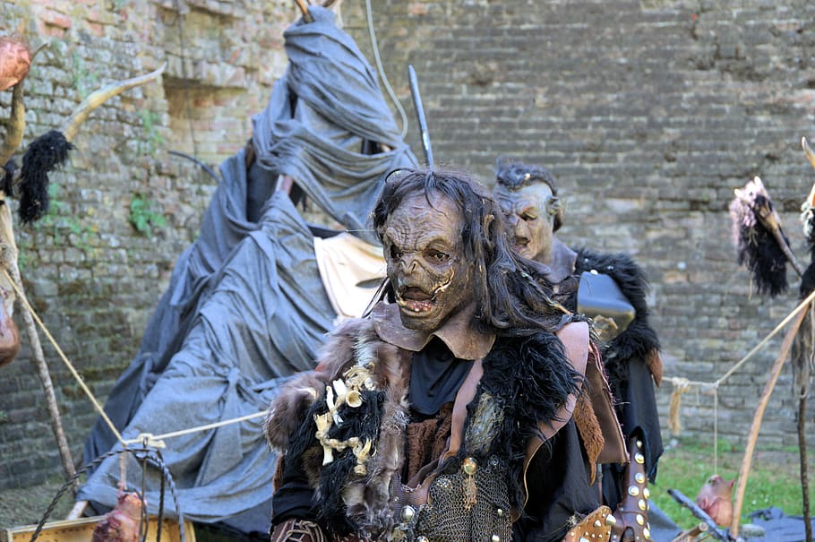 ogre, hobbit, day, representation, sculpture, art and craft HD wallpaper
