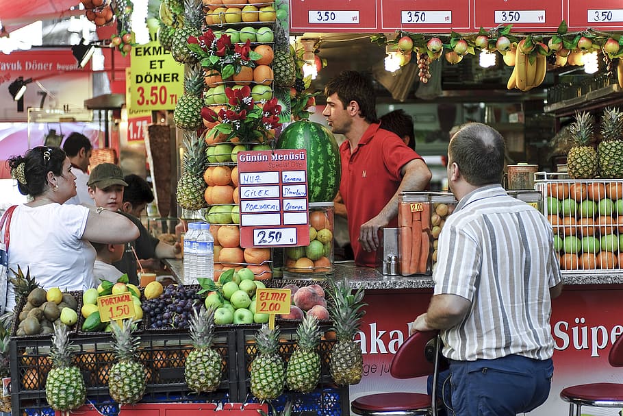 fruit, istanbul, turkey, retail, market, healthy eating, food and drink HD wallpaper