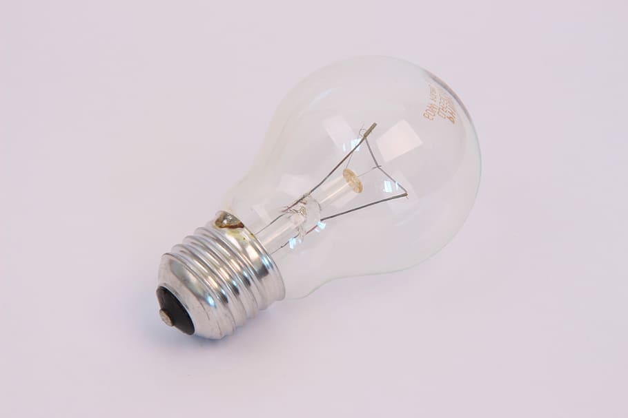 Light Bulb, Lying, Front, shiny, business, filament, no people HD wallpaper