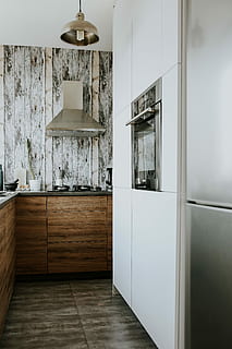Modern kitchen interior, contemporary, decor, elegant, cooking HD wallpaper