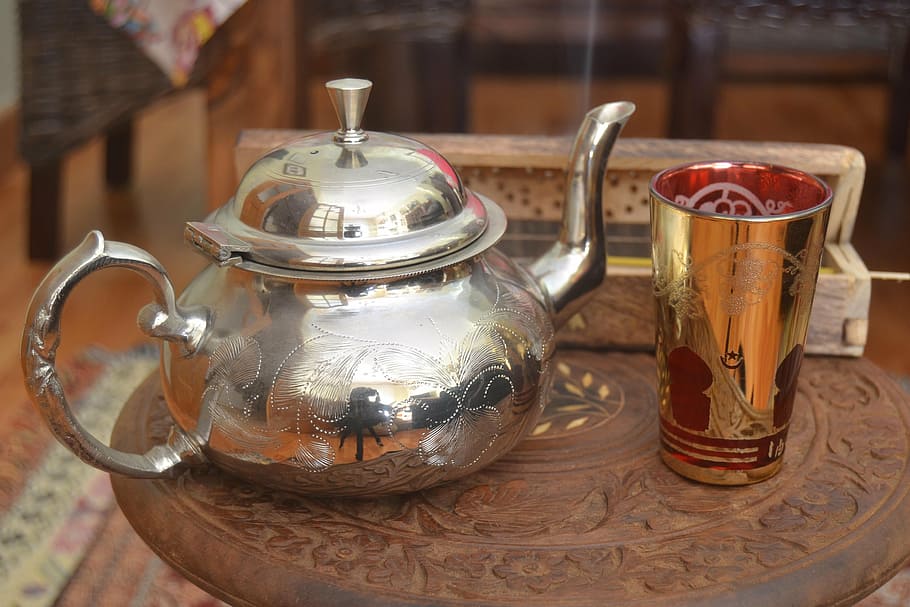 take the you arabic with tea, coffe, relax, break, picnic, friendship, HD wallpaper