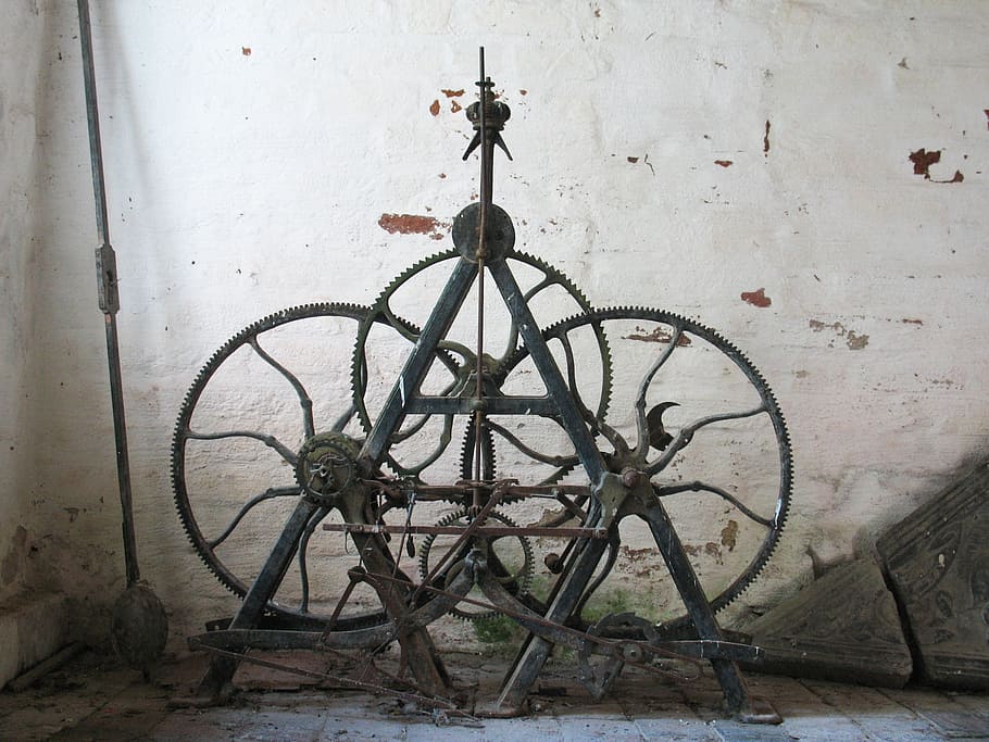 movement, old, clock, antique, nostalgia, ancient, view, gear HD wallpaper