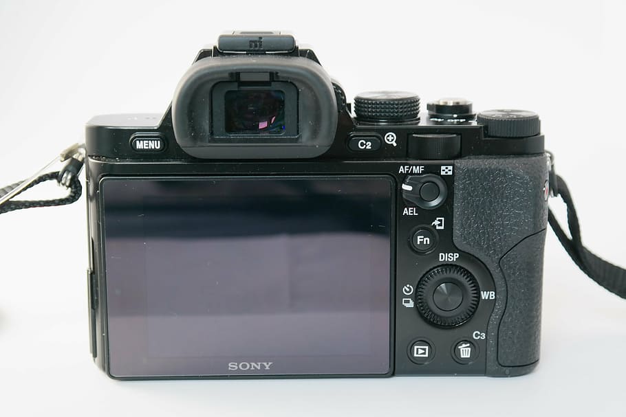 display, viewfinder, camera, photo camera, sony alpha 7, photography, HD wallpaper