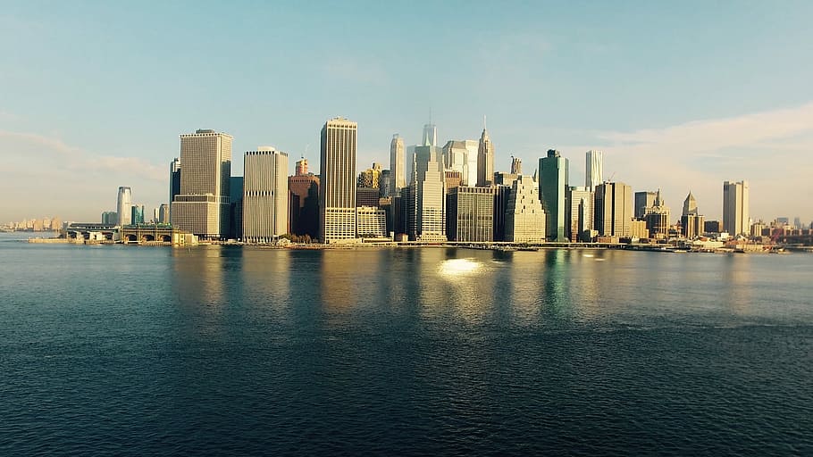 Lower, Manhattan, Pier, architecture, skyscraper, modern, building exterior HD wallpaper